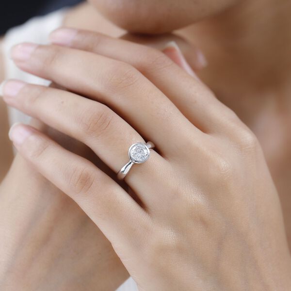 Moissanit Ring - 1,14 ct. image number 8
