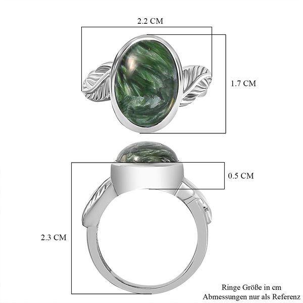 Sibirischer Seraphinite-Ring - 4,29 ct. image number 6