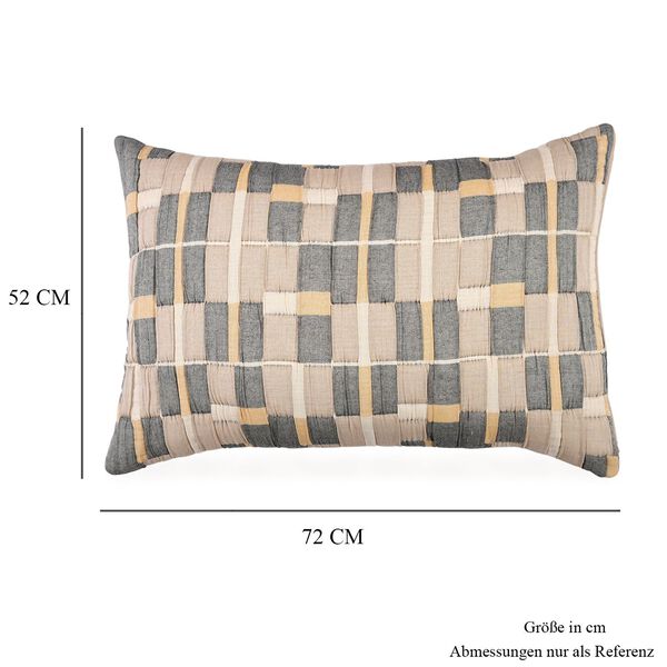 Luxus Kissenhülle gewebt, 50 x 75 cm, Grau image number 6