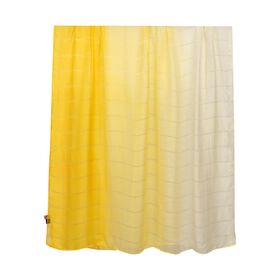 LA MAREY - Schal aus 100% reiner Maulbeerseide, Weiß-Gelb