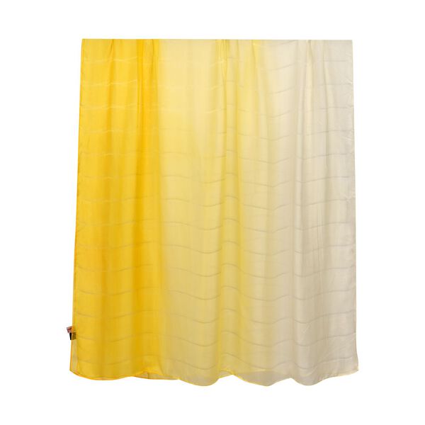 LA MAREY - Schal aus 100% reiner Maulbeerseide, Wei&szlig;-Gelb image number 2