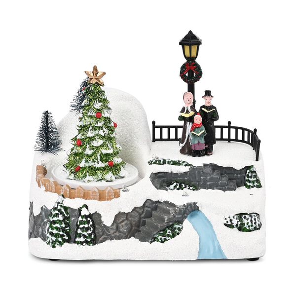 Musik Karussel Winterland mit LED lichter, Tannenbaum image number 5