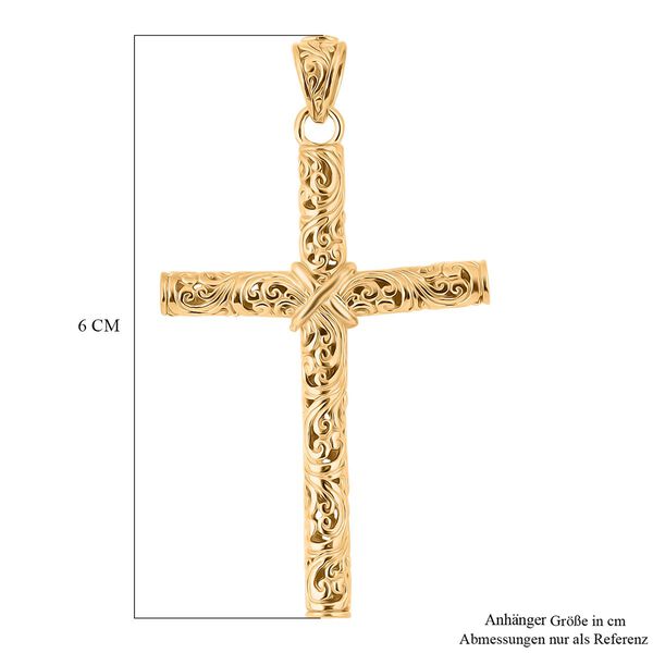 925 Silber Gelbgold Vermeil Anh&auml;nger 5,99g image number 5
