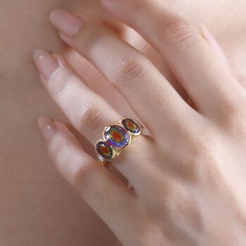 Nebel Quarz und Zirkon Ring - 6,15 ct.