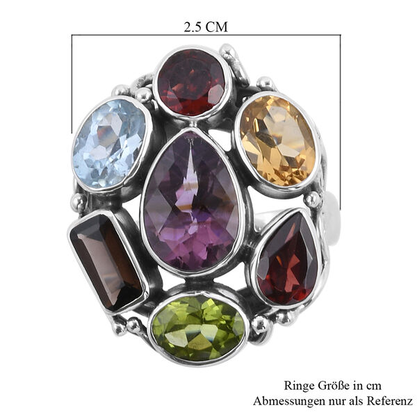 Royal Bali Kollektion - mehrfarbiger Edelstein-Ring - 11,99 ct. image number 6