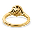 Roter Moissanit-Ring - 1,23 ct. image number 5