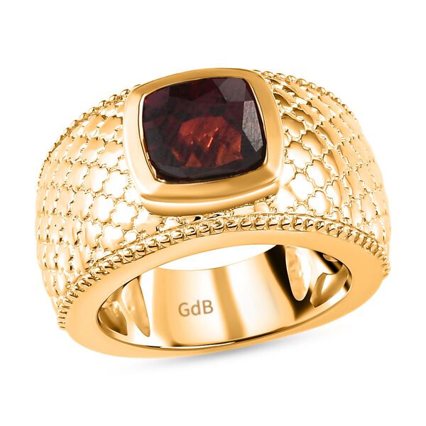Roter Granat Ring in Goldton - 2,67 ct. image number 4