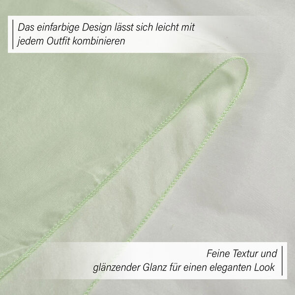 LA MAREY Chiffon Seidenschal, hellgrün image number 3