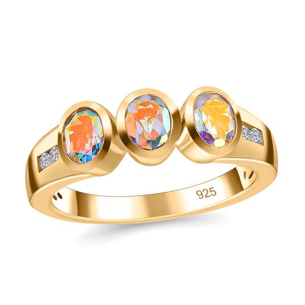 Merkur mystischer Topas und Zirkon Ring - 1,37 ct. image number 4