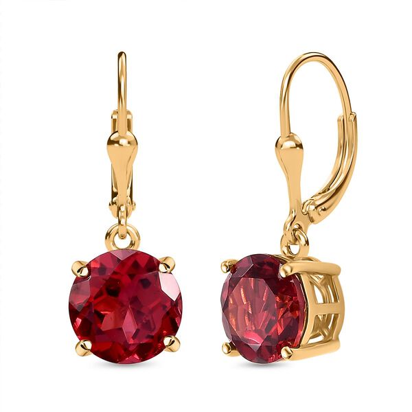 Labor Padparadscha Saphir Ohrringe - 7,88 ct.