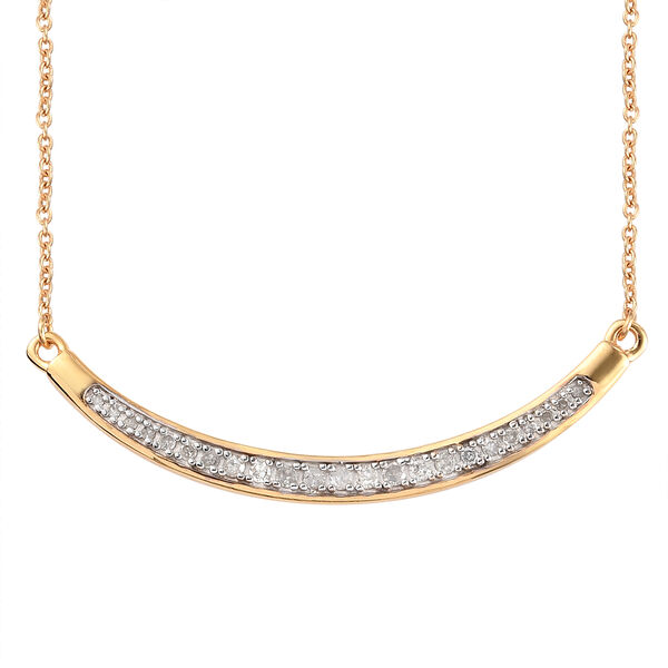 Diamant Halskette in Silber