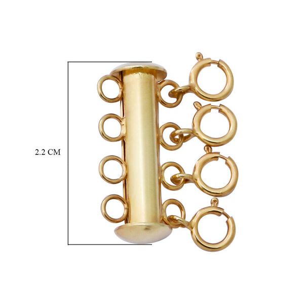 Halskette Verschluss in vergoldetem 925 Silber image number 5