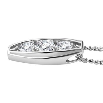 Moissanit Anh&auml;nger mit 45cm Kette - 1,58 ct.