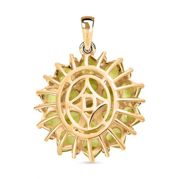 D&rsquo;Joy Peridot und Zirkon Anh&auml;nger - 4,79 ct. image number 5