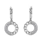 Weißer Zirkonia Ohrringe Nickelfreies Messing Standard 0.10 ct