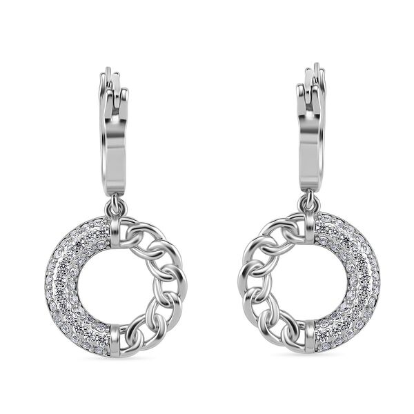 Weißer Zirkonia Ohrringe Nickelfreies Messing Standard 0.10 ct image number 0