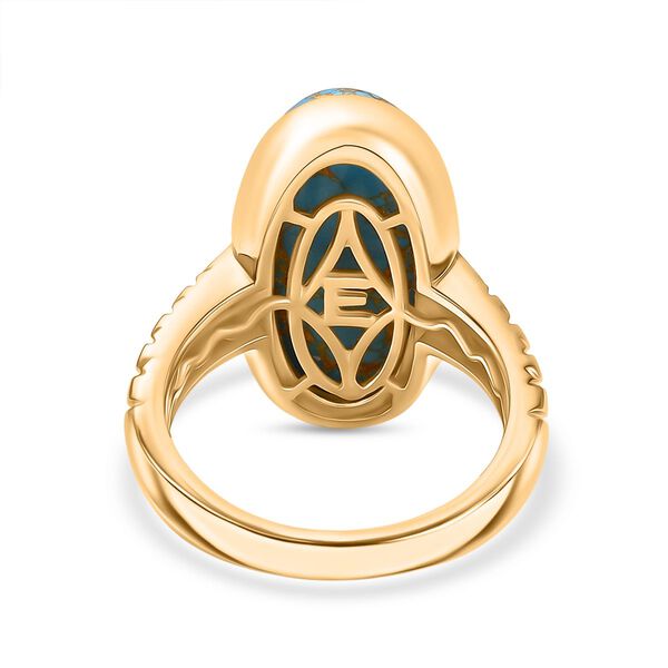 EverTrue blauer Türkis Ring - 8,70 ct. image number 5