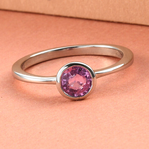 RHAPSODY AAAA rosa Saphir Solit&auml;r-Ring, 950 Platin  ca. 0,62 ct image number 2