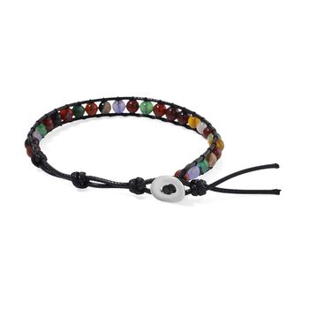 Flexibles mehrfarbiges Achat Armband - 35 ct.