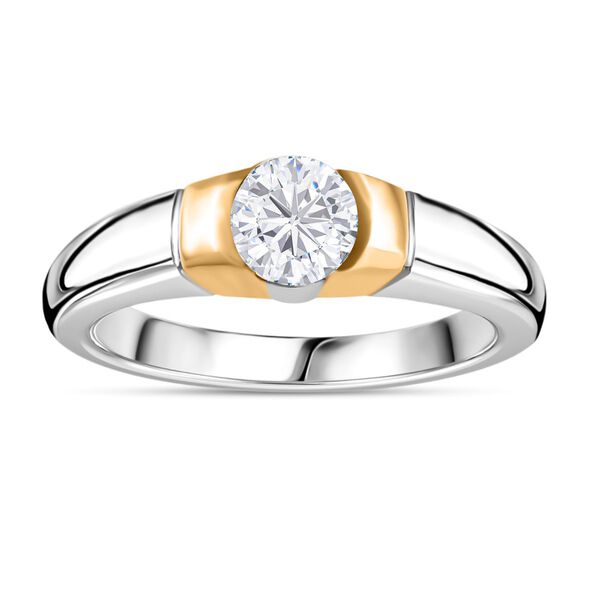 Moissanit Ring - 0,44 ct. image number 4