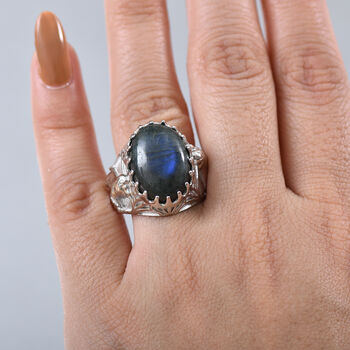 AAA Labradorit Ring - 13,25 ct.