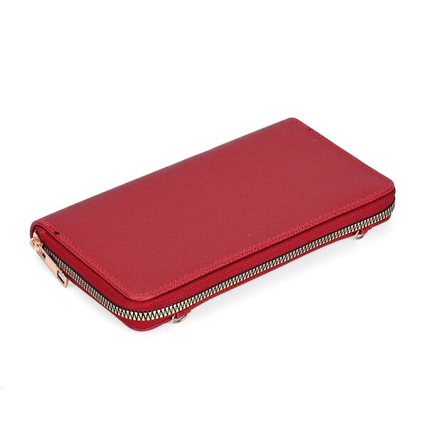 Modische 
Sling-Crossbody-Tasche mit RFID-Schutz, 19 x 12 x 7 cm, Rot image number 10