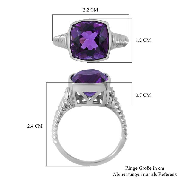 Afrikanischer Amethyst-Ring - 4,30 ct. image number 4