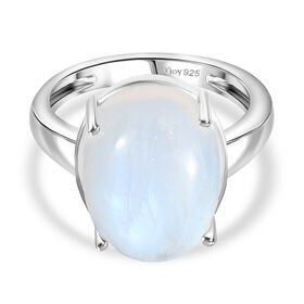 D'Joy AA Regenbogen Mondstein Ring - 10,87 ct.