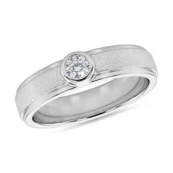 LUXURIANT DIAMOND - Lab Grown Diamant SI-GH Ring 925 Silber Rhodiniert (Gr&ouml;&szlig;e 21.00) ca. 0,25 ct