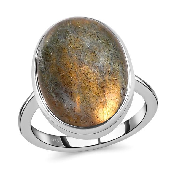 Feuer Labradorit Ring - 12,26 ct. image number 4