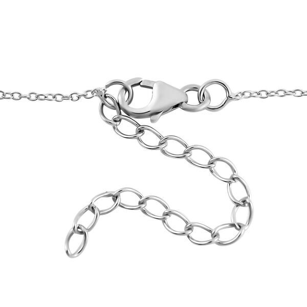 Afrikanisches Rubin (Fissure gef&uuml;llt) Collier, ca. 45 cm, 925 Silber platiniert ca. 11.61 ct image number 3