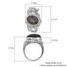 Royal Bali Kollektion - Labradorit Ringe 925 Silber (Größe 16.00) ca. 10.00 ct image number 5