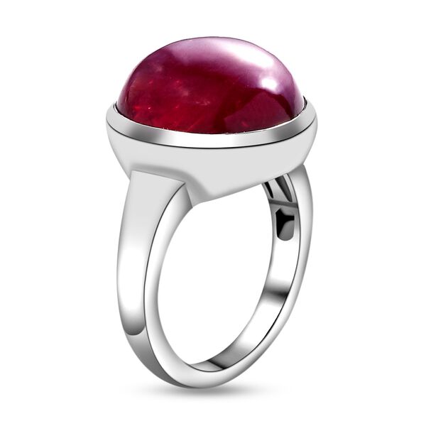 Afrikanischer Rubin-Ring, 925 Silber platiniert  ca. 21,06 ct image number 5