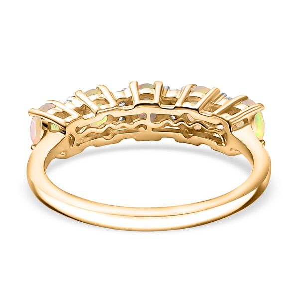 D'Joy natürlicher, äthiopischer Welo Opal und Zirkon Ring - 0,75 ct. image number 5