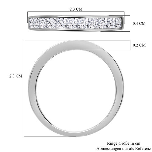 LUXURIANT DIAMOND- SGL zertifizierter VS-EF Labor Diamant Ring in 585 Weißgold - 1 ct. image number 4