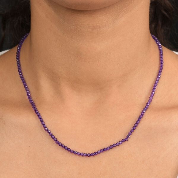 Afrikanische Amethyst 50cm Halskette - 31 ct. image number 3