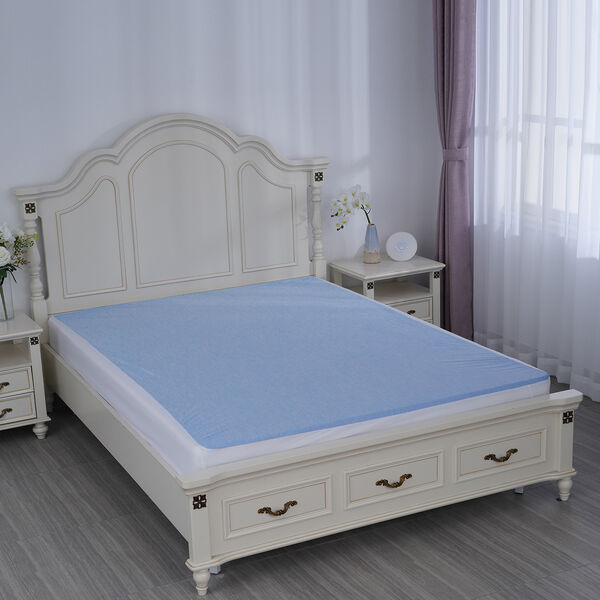 SERENITY NIGHT - Smartkool Jersey Matratzenschoner mit K&uuml;hlgel, antibakteriell, wasserdicht  160x200 cm image number 2