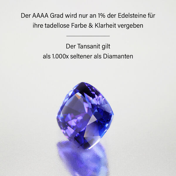RHAPSODY AAAA Tansanit und VS Diamant Anhänger in 950 Platin - 2,09 ct. image number 3