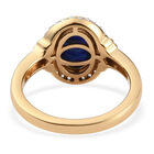 Masoala Saphir und Zirkon-Ring in Silber, 3,17 ct. image number 5