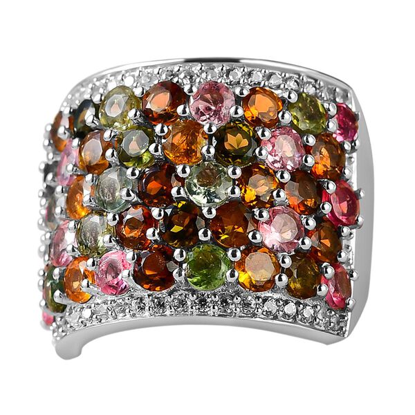 Mehrfach-Turmalin und Zirkon-Ring image number 0