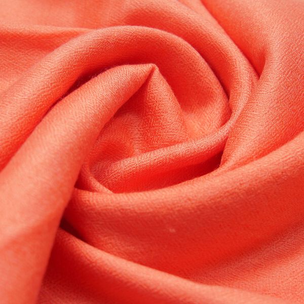 LA MAREY - Kaschmirwolle Schal, Orange image number 5