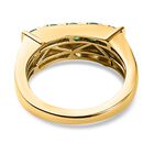 AAA Kagem Sambischer Smaragd Ring, 925 Silber Gelbgold Vermeil, (Größe 21.00), ca. 0.90 ct image number 5