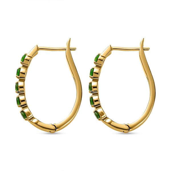 Nat&uuml;rliche Chromdiopsid-Ohrringe - 0,79 ct. image number 5