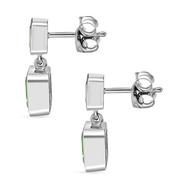 LUSTRO STELLA - Grüne Zirkonia-Ohrringe image number 4