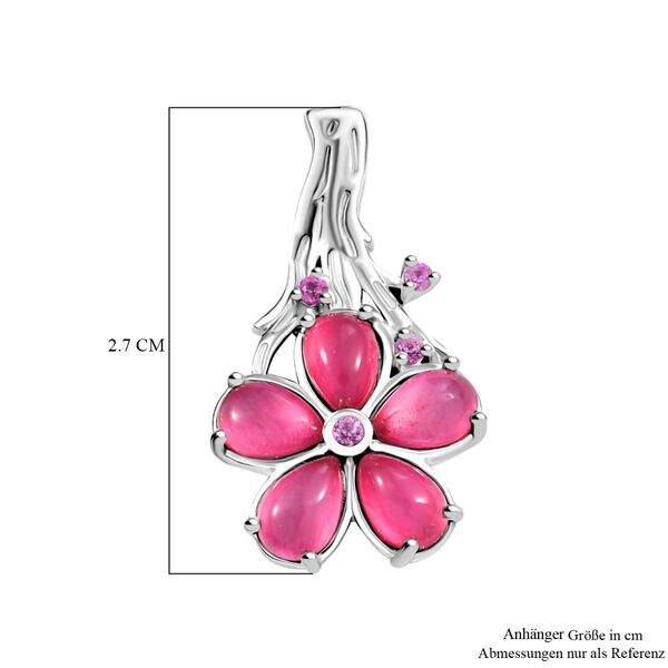 GP Italian Garden Kollektion - Maulbeer Mondstein, rosa Saphir, Kanchanaburi blaue Saphir Ohrringe - 4,71 ct. image number 8