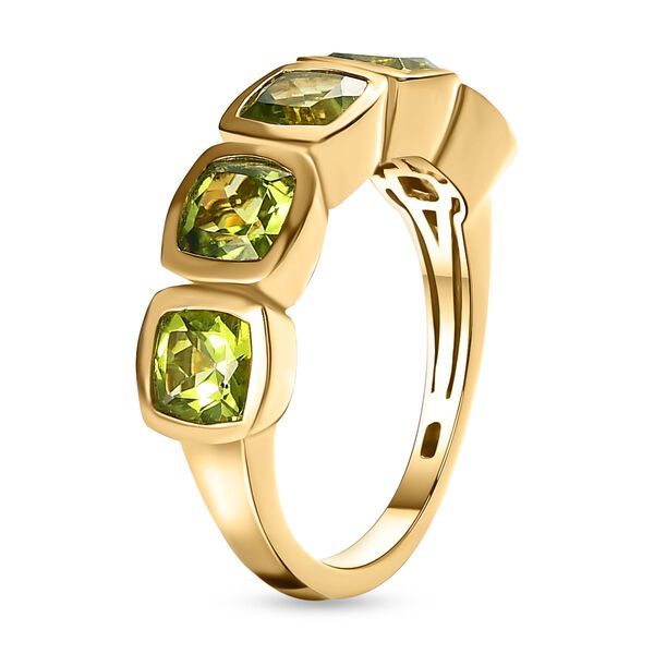 Nat&uuml;rlicher Peridot-Ring - 2,84 ct. image number 5