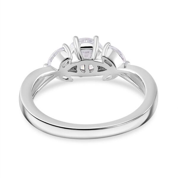 Moissanit und Zirkon Ring - 1,17 ct. image number 5