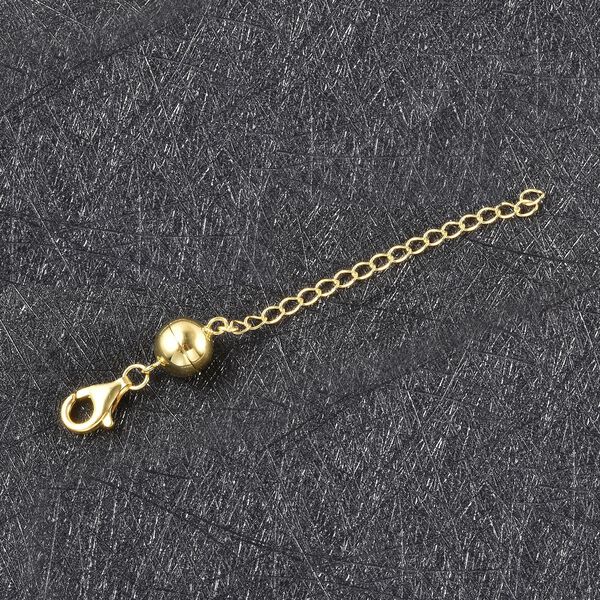 TOUCH und LOCK Magnetschlie&szlig;e mit Extender in vergoldetem Silber image number 2