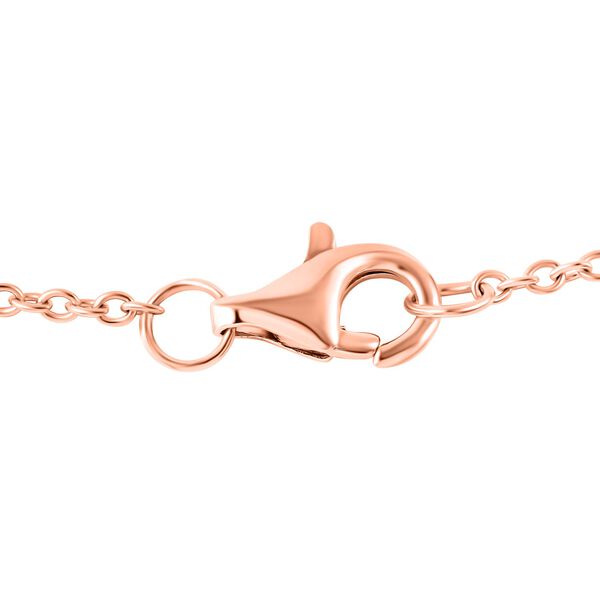 Wei&szlig;e Keshi Perle, Blauer Opal Schmuckset Messing und Edelstahl IP Rosa Plattierung image number 5