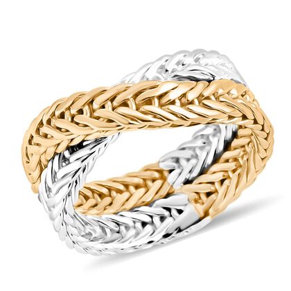 Royal Bali - 925 Silber Ring, bicolor, (Gr&ouml;&szlig;e 17.00) ca. 10,31g